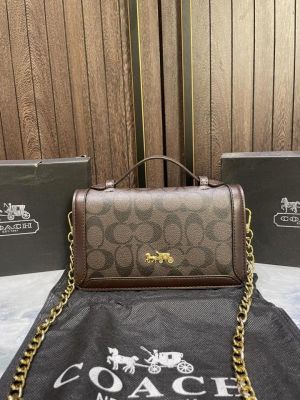 COAC_H handbag with dual belt with box 167