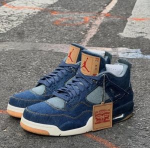 Air Jordan Retro 4 Levis Denim  