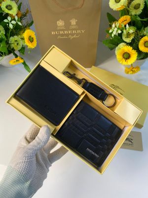 Burberr_y premium wallet combo wid og box & accessories 