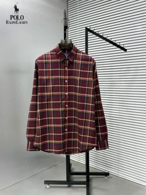 Ralph_Lauren Checks Logo Shirt with Brand box