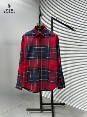 Ralph_Lauren Checks Logo Shirt with Brand box