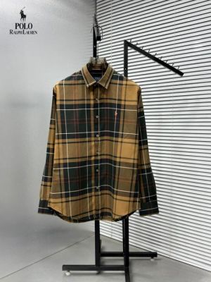 Ralph_Lauren Checks Logo Shirt with Brand box