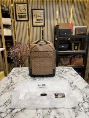 COAC_H ETHAN PREMIUM BAGPACK WITH DUST BAG PREMIUM QUALITY (APRICOT)