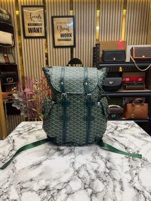 Goyar_d cisalpin backpack premium quality in ian pattern (green)