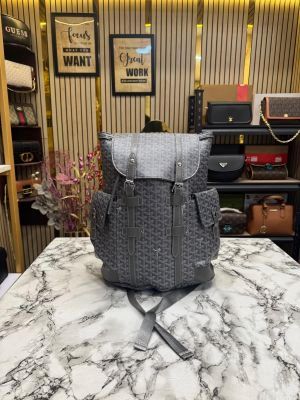 Goyar_d cisalpin backpack premium quality in ian pattern (grey)
