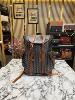 Goyar_d cisalpin backpack premium quality in ian pattern (brown)