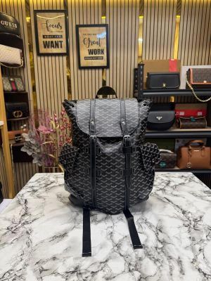 Goyar_d cisalpin backpack premium quality in ian pattern (black)