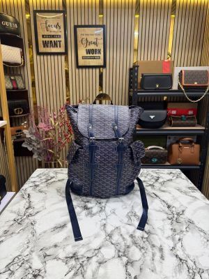 Goyar_d cisalpin backpack premium quality in ian pattern (blue)