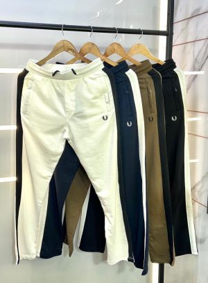 Fred Perry Imported Brown Embroidery Logo Super Premium Track Pant F3210-BR