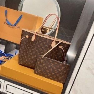 Louis_Vuitton Neverful With Box And Dust Bag (Brown)