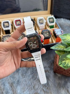 Richard Mille Mclaren All Working White Black