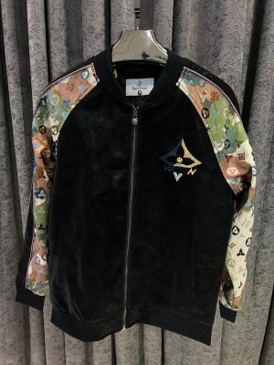 L-OUIS V-UITTON IMPORTED STORE ARTICLE LEATHER JACKET