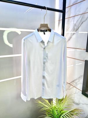 Hugo_Boss White Imported Super Premium Shirt F3142-WH