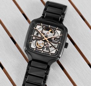 Rad o True Square Ceramic Automatic (Open back) Copper-black