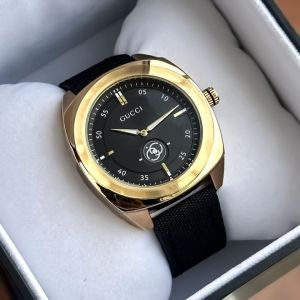 GUCC_I LEATHER MENS WATCH