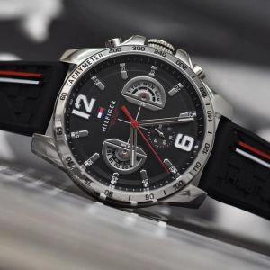 Tommy_Hilfiger Decker Silver- Black - J502