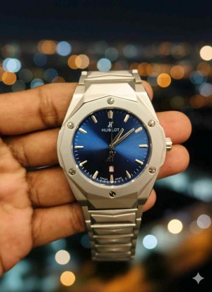 Hublot Classic Fusion Metal SIlver Blue SH278