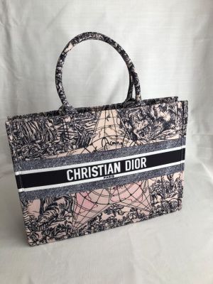 Christian Dio_r Large Designer Tote Bag With Dust Bag 