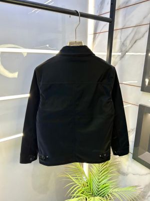 Prad a Imported Super Premium Black Leather Zipper Jacket F3256-BL