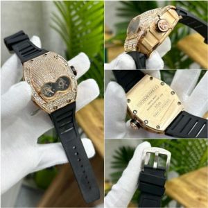 RICHARD MILLE BLACK FULL DIAMOND ICED WC 604