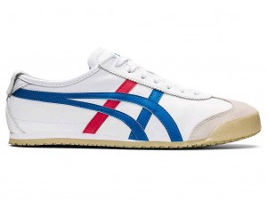 Onitsuka tiger white blue red
