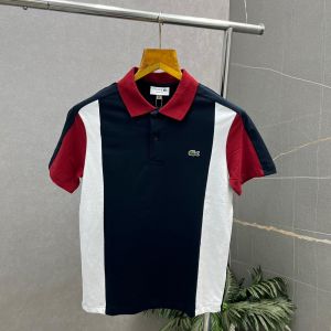Lacost_e Blue White Premium Polo Tshirt 505