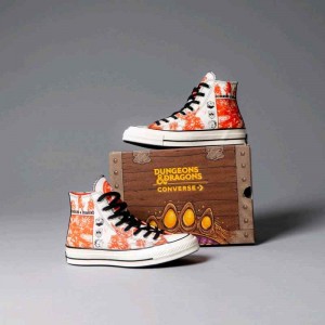 Dungeons & Dragons x Converesee. Chuck Taylor All Star High Egret Red