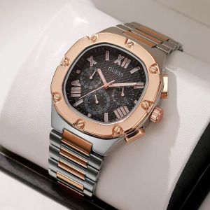 Guess Square Chronograph 2Ton-Copper-Black