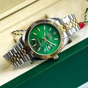 ROLE X OYSTER LIMITED EDITION WATCH green dial Two tone 