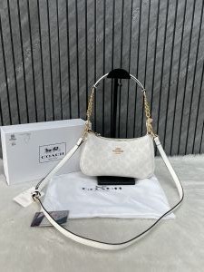 Coach_Teri_White-Mono_Shoulder_Bag_With_OriginalBox_DustCover