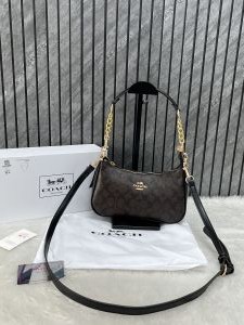 Coach_Teri_Coffee-Black_Shoulder_Bag_With_OriginalBox_DustCover