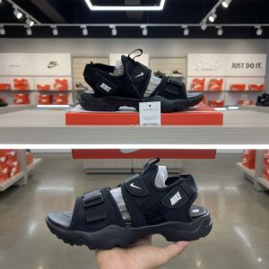 Nike-Canyon-All-Black-Premium-Sports-Sandal