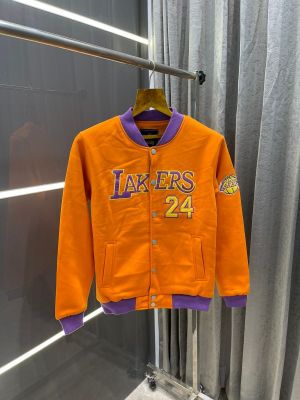 Big sale LAKERS BLACK EMBOSSED PRINT PREMIUM JACKET