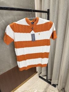SALE RALPH LAURE N ORANGE KNITTED WOOLEN TSHIRT