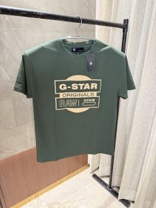SALE GSTAR RAW GREEN ROUND NECK TSHIRT