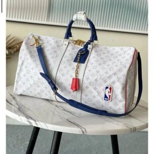 Louis_Vuitton_LV NBA Monogram Limited Edition Premium Duffle With Dust Bag (White - 1139)