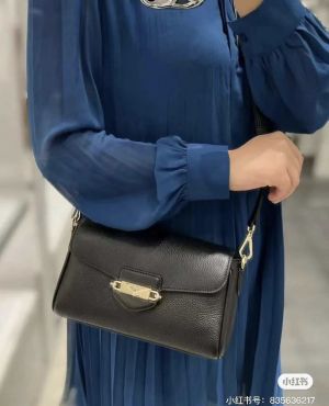 SALE MICHAEL.KORS BLACK ACORN LOGO PREMIUM BAG WITH OG BOX