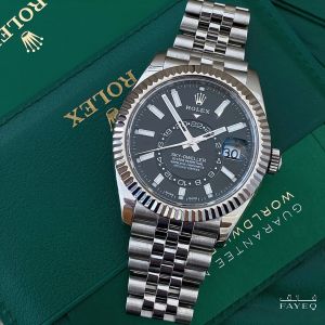 ROLE.X SKY DWELLER STORE ARTICLE Silver black dial 