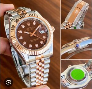 ROLE.X OYSTER PERPETUAL Diomond chocolate WATCH 003