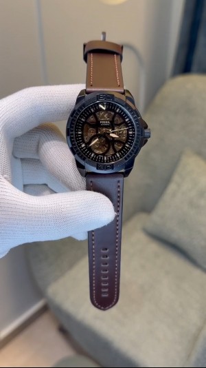 Fossi l Bronson Automatic Leather Strap (Exclusive Sale Offer)