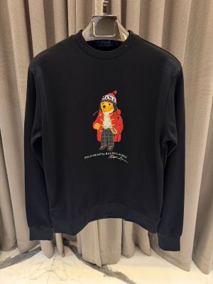 Ralph_Lauren Middle Brand Print Sweatshirt Black