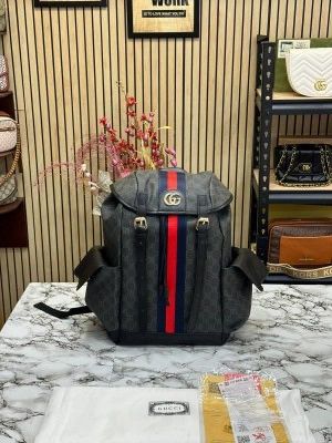 GUCC_I GG BAGPACK WITH DUST BAG (BLACK) (S13)