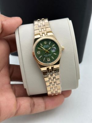 Rolex_Women_Land_Dweller_Gold_Green