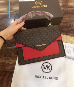 MICHAEL-Michael-Kors Ludlow Signature Leather Satchel Bag with box 72