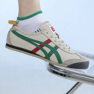 Onitsuka tiger green red mens fix