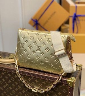 LOUIS VUITTO N COUSSIN HANDBAG WITH OG DUST BAG 