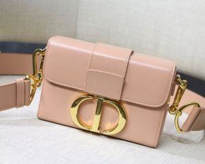 CHRISTIAN DIO_R MONTAIGNE HANDBAG WITH OG BOX DUST BAG & CARRY BAG [PINK]
