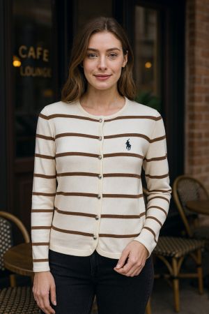 RL Polo SweatShirt Cream S83-CR