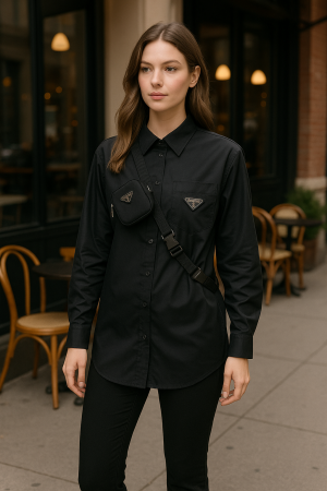 Prad a Shirt Black S67-BK