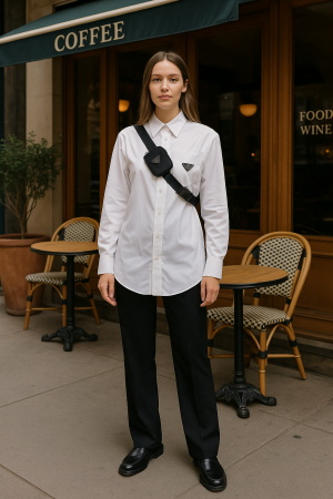 Prad a Shirt White S67-WH